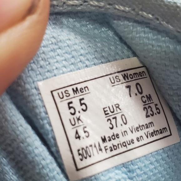 Vans Off The Wall Tiffany Blue Sneakers 7 Women's 5.5 Men's Shoes 500714 - Picture 3 of 11